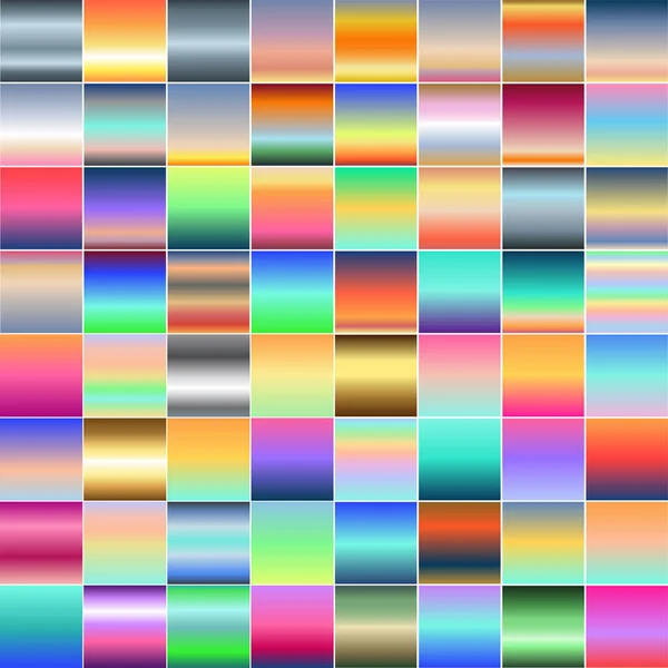Sada vícebarevné gradientním pozadí — Stockový vektor