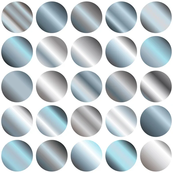 Ensemble de décors de gradient de cercle — Image vectorielle