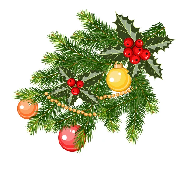 Vánoční dekorace — Stockový vektor