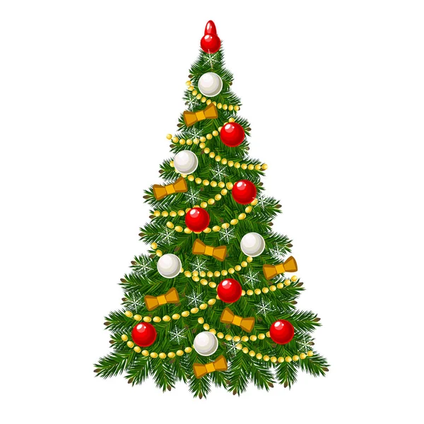 Christmas tree background — Stock Vector