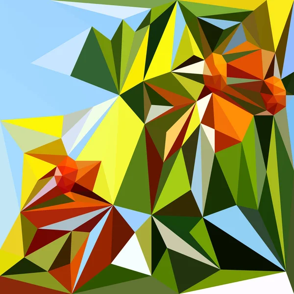 Abstracto geométrico fondo bajo poli estilo de mosaico — Vector de stock