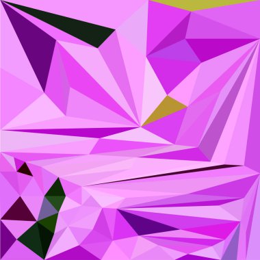 Geometrik soyut arkaplan baskısı düşük poli mozaik biçimi