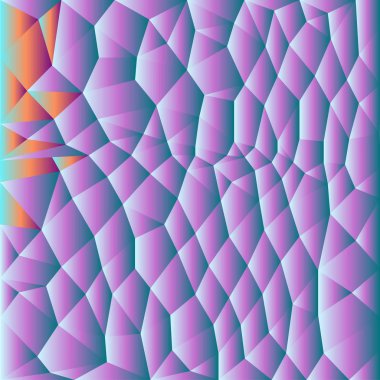 Geometrik soyut arkaplan baskısı düşük poli mozaik biçimi