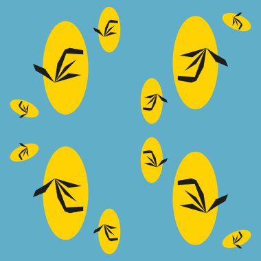 Kusursuz vektör desenli geometrik arka plan. Soyut şablon grafiği