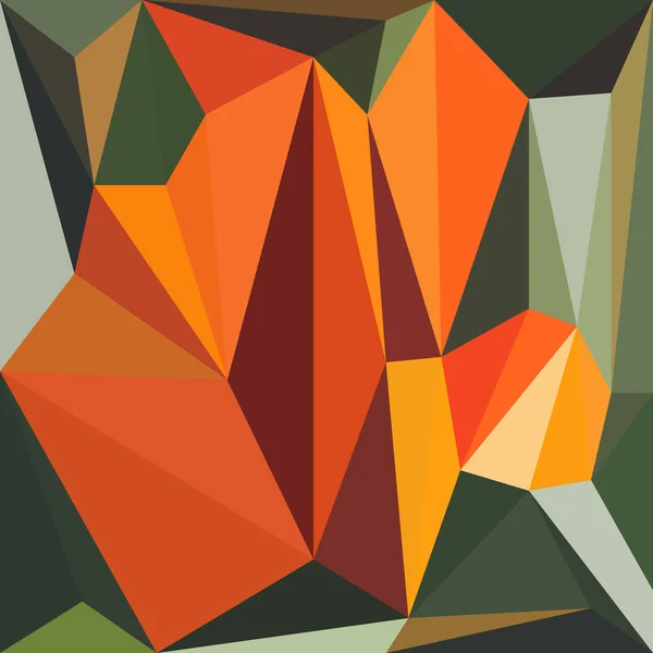 Vector abstracto patrón geométrico triángulo mosaico fondo — Vector de stock