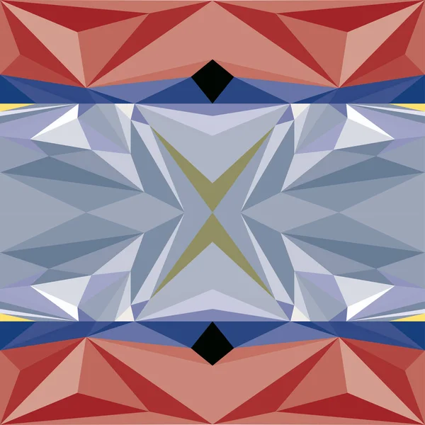 Nahtloser geometrischer Hintergrund des Vektormusters. Abstrakte Mustergrafik — Stockvektor