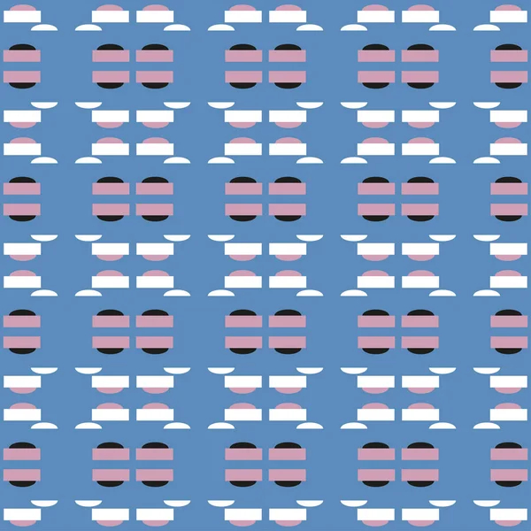 Motif coloré sans couture décors géométriques design vectoriel — Image vectorielle