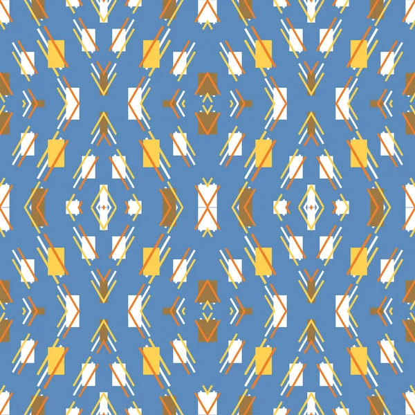 シームレスなカラフルなパターン幾何学的背景ベクトルデザイン — ストックベクタ