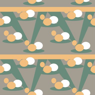 Kusursuz vektör desenli geometrik arka plan. Soyut şablon grafiği