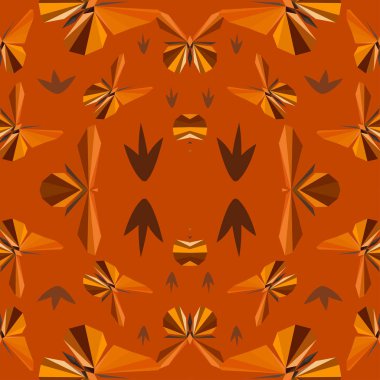 Kusursuz vektör desenli geometrik arka plan. Soyut şablon grafiği