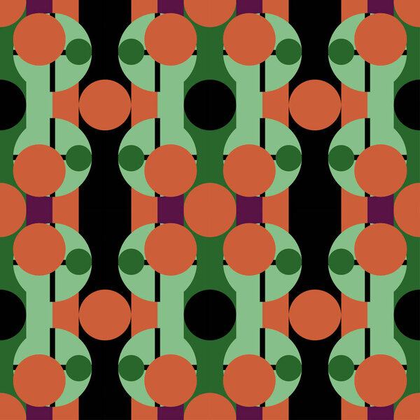 Абстрактный бесшовный цветной рисунок геометрического фона
