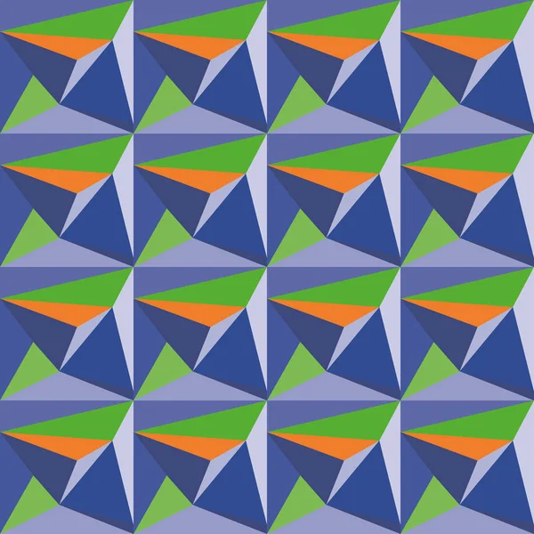 Modèle Vectoriel Géométrique Coloré Abstrait Sans Couture Pour Une Répétition — Image vectorielle