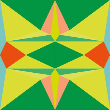 Dekoratif ve soyut geometrik öğelerle seamless modeli. Vektör çizim.