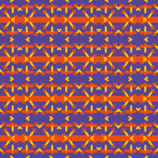 Multicolor Vector Naadloos Patroon Met Abstracte Vormen Geometrische Kunstdruk Mode — Stockvector