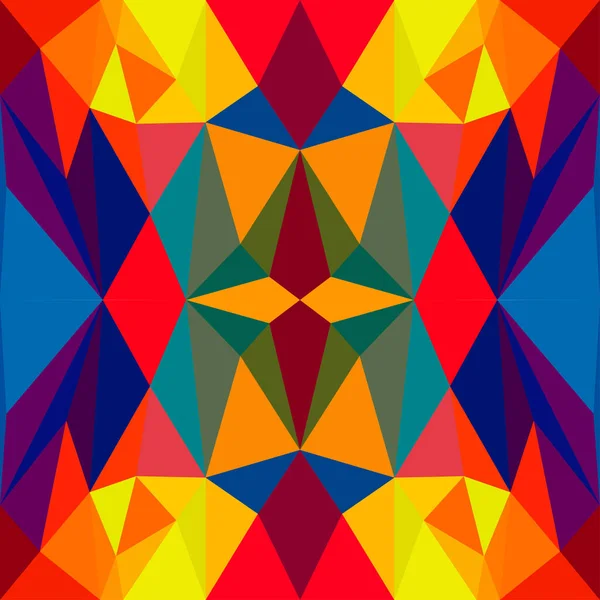 Abstrakter Geometrischer Hintergrund Mit Unterschiedlichen Geometrischen Formen Dreiecke Kreise Punkte — Stockvektor