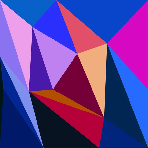 Patrón Vector Abstracto Repetir Fondo Mosaico Triángulo Geométrico — Vector de stock