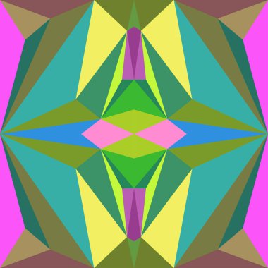 Renkli elementlerle kusursuz geometrik desen, vektör arkaplan.
