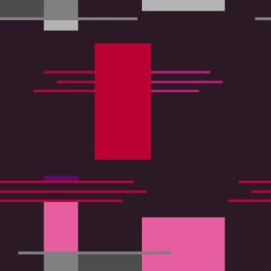 İskandinav soyut renk vektörünün geometrik desen tasarımı veya dikdörtgenler, kareler ve daireler ile İsviçre geometri baskıları