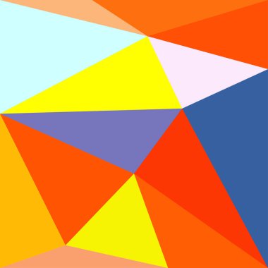 Geometrik şekillerin geri dönüş deseni. Renkli mozaik pankart. Geometrik hipster retro arka planında metnin için yer var. Retro üçgen arkaplan