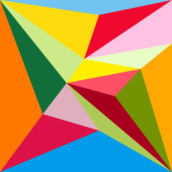 Padrão Retrô Formas Geométricas Bandeira Mosaico Colorido Fundo Retro Hipster — Vetor de Stock