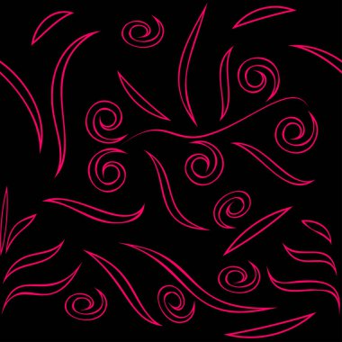 Şık çiçekli ve yapraklı zarif bir desen. Kusursuz şablon tasarım kumaşı, kapak, çarşaf ve daha fazla tasarım için kullanılabilir.