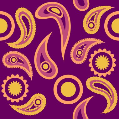 Şık çiçekli ve yapraklı zarif bir desen. Kusursuz şablon tasarım kumaşı, kapak, çarşaf ve daha fazla tasarım için kullanılabilir.