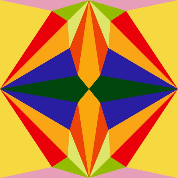 Vzor Bezešvé Ozdobnými Abstraktní Geometrické Prvky Vektorové Ilustrace — Stockový vektor
