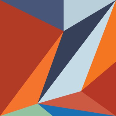 Dekoratif geometrik ve soyut elementlerle donatılmış bir arka plan. Vektör illüstrasyonu.