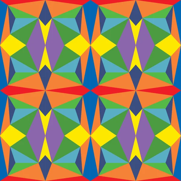 Het Geometrische Abstracte Patroon Naadloze Vector Achtergrond Donker Blauwe Gouden — Stockvector