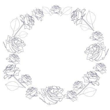 Çiçeklerle soyut arkaplan.