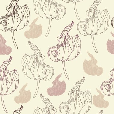 Çiçek seamless modeli. Vektör arka plan çiçekler ile. Tekstil, kumaş, Hediyelik eşya, ambalaj ve tebrik kartları için resimler el çekilmiş.