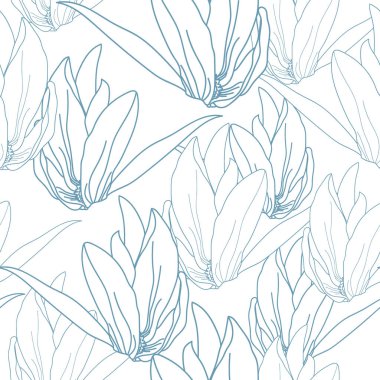 Çiçek seamless modeli. Vektör arka plan çiçekler ile. Tekstil, kumaş, Hediyelik eşya, ambalaj ve tebrik kartları için resimler el çekilmiş.