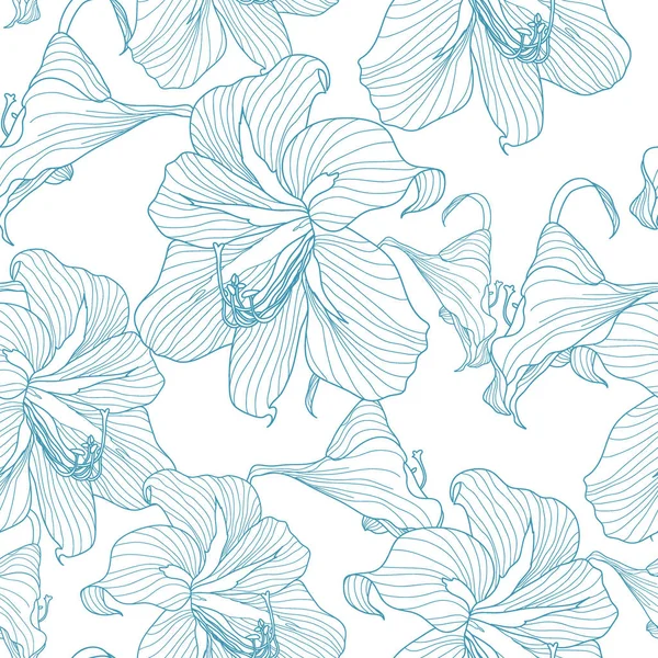 Çiçek seamless modeli. Vektör arka plan çiçekler ile. Tekstil, kumaş, Hediyelik eşya, ambalaj ve tebrik kartları için resimler el çekilmiş.