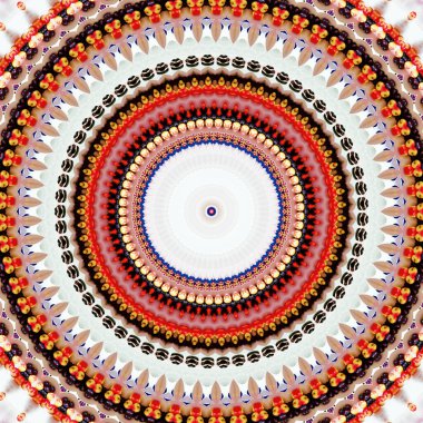 Fraktal soyut arkaplan. Dijital efektler. Şenlik dekorasyonu. Renkli desen. Geometrik doku.