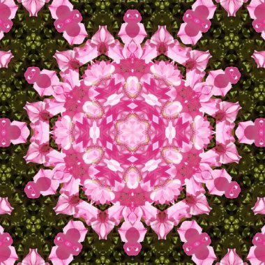 Fraktal soyut arkaplan. Dijital efektler. Şenlik dekorasyonu. Renkli desen. Geometrik doku.