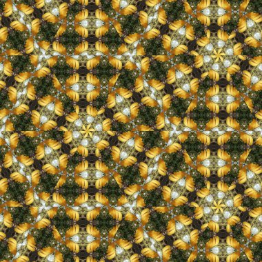 Fraktal soyut arkaplan. Dijital efektler. Şenlik dekorasyonu. Renkli desen. Geometrik doku.