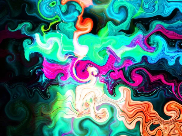 Abstract Background Colorful Pattern Digital Effects Creative Graphic Design Poster — Stock Photo, Image