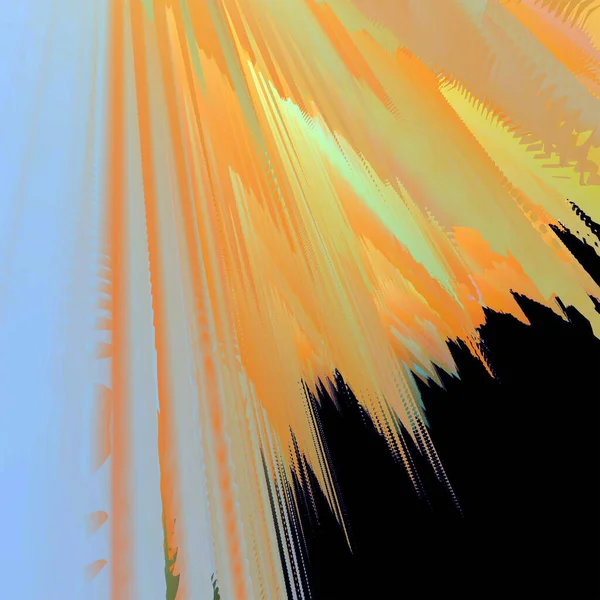 Фрактальный Абстрактный Фон Цифровой Эффект Праздничное Оформление Красочный Рисунок Геометрическая — стоковое фото