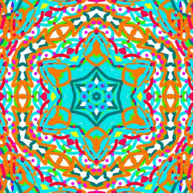 Çok renkli soyut arkaplan. Renkli desen. Dijital efektler. Poster, broşür, el ilanı ve kart için yaratıcı grafik tasarımı. Eşsiz duvar kâğıdı. Ağ, kumaş ve not defteri kapağı için arkaplan.