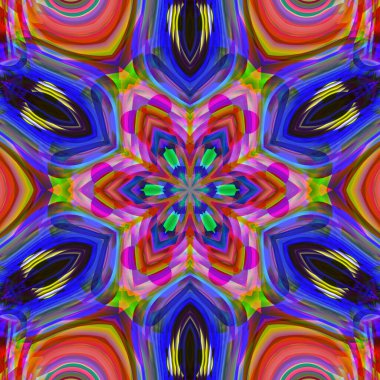 Renkli soyut desen. Dijital efektler. Poster, broşür, el ilanı ve kart için yaratıcı grafik tasarımı. Eşsiz duvar kâğıdı. Ağ, kumaş ve not defteri kapağı için arkaplan.