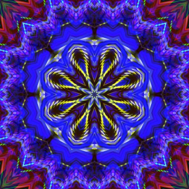 Renkli soyut desen. Dijital efektler. Poster, broşür, el ilanı ve kart için yaratıcı grafik tasarımı. Eşsiz duvar kâğıdı. Ağ, kumaş ve not defteri kapağı için arkaplan.