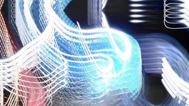 Çok renkli soyut arkaplan. Renkli desen. Dijital efektler. Poster, broşür, el ilanı ve kart için yaratıcı grafik tasarımı. Eşsiz duvar kâğıdı. Ağ, kumaş ve not defteri kapağı için arkaplan.