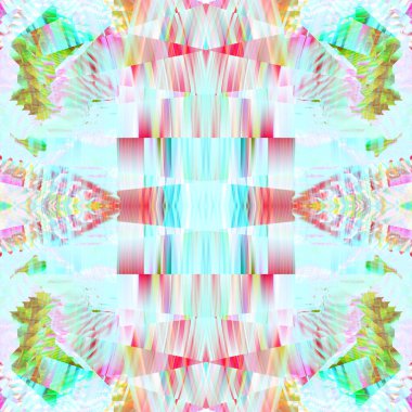 Çok renkli soyut arkaplan. Renkli desen. Dijital efektler. Poster, broşür, el ilanı ve kart için yaratıcı grafik tasarımı. Eşsiz duvar kâğıdı. Ağ, kumaş ve not defteri kapağı için arkaplan.