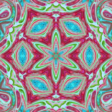 Renkli soyut desen. Dijital efektler. Poster, broşür, el ilanı ve kart için yaratıcı grafik tasarımı. Eşsiz duvar kâğıdı. Ağ, kumaş ve not defteri kapağı için arkaplan.