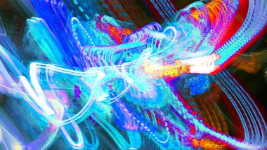 Çok renkli soyut arkaplan. Renkli desen. Dijital efektler. Poster, broşür, el ilanı ve kart için yaratıcı grafik tasarımı. Benzersiz duvar kağıdı. 