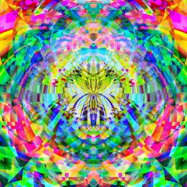 Çok renkli soyut arkaplan. Renkli desen. Dijital efektler. Poster, broşür, el ilanı ve kart için yaratıcı grafik tasarımı. 