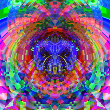 Çok renkli soyut arkaplan. Renkli desen. Dijital efektler. Poster, broşür, el ilanı ve kart için yaratıcı grafik tasarımı. 