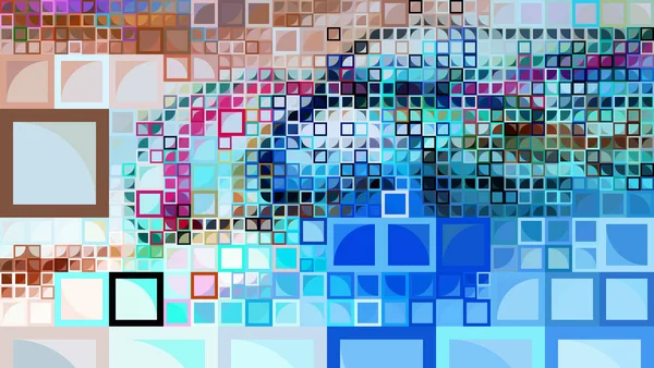 Flerfärgad Abstrakt Bakgrund Färgstarkt Mönster Digitala Effekter Kreativ Grafisk Design — Stockfoto