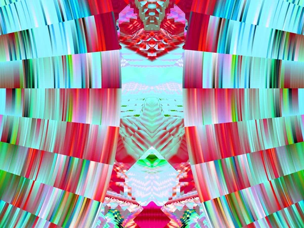 Multicolor Absztrakt Háttér Színes Minta Digitális Effektek Kreatív Grafikai Tervezés — Stock Fotó