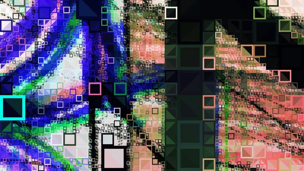 多色抽象的な背景 カラフルなパターン デジタル効果 ポスター パンフレット チラシ カードのための創造的なグラフィックデザイン ユニークな壁紙 Web ファブリック — ストック写真
